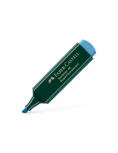 Marcador Fluorescente Azul Textliner 48 Faber 10un