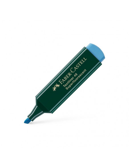 Marcador Fluorescente Azul Textliner 48 Faber 10un