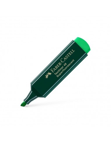 Marcador Fluorescente Verde Textliner 48 Faber 10un