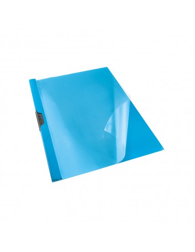 Classificador Clip Lateral 3mm 30 Folhas Esselte Azul