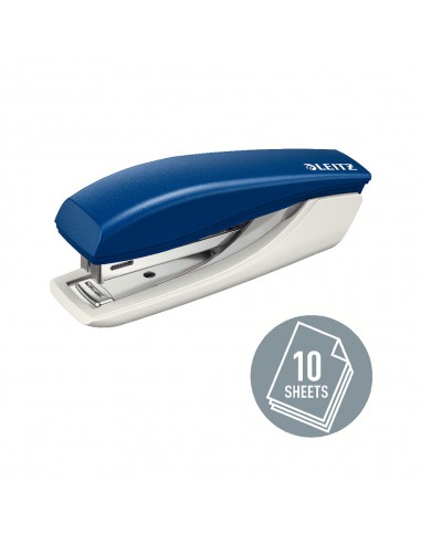 Agrafador Mini Nº10 10 Folhas Leitz 5517 Azul