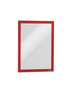 Moldura Adesiva Duraframe A4 Vermelho 4872-03 2un