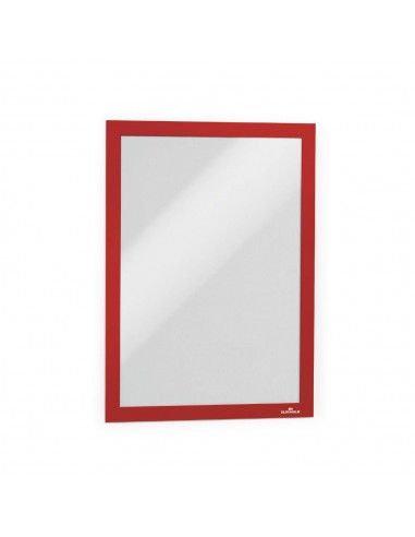 Moldura Adesiva Duraframe A4 Vermelho 4872-03 2un