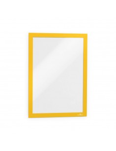 Moldura Adesiva Duraframe A4 Amarelo 4872-04 2un