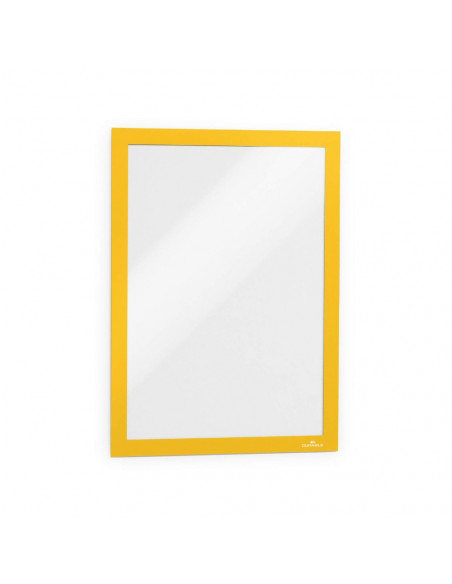 Moldura Adesiva Duraframe A4 Amarelo 4872-04 2un