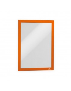 Moldura Adesiva Duraframe A4 Laranja 4872-09 2un