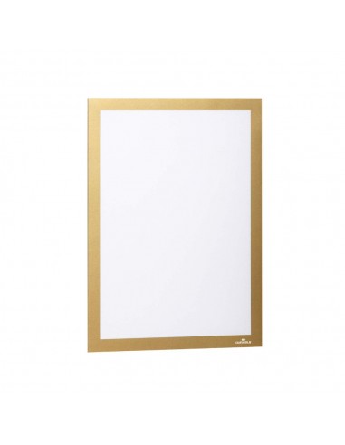 Moldura Adesiva Duraframe A4 Ouro 4872-30 2un