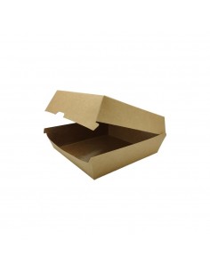 Caixa Hamburguer Kraft 600ml 14x14x7cm 50un