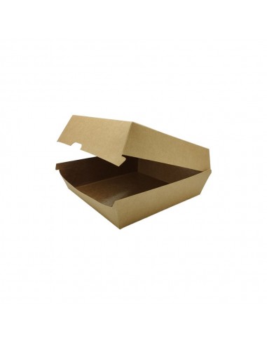 Caixa Hamburguer Kraft 600ml 14x14x7cm 50un