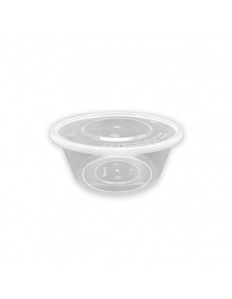 Taça Sopa PP 500ml Redonda c/Tampa 50un