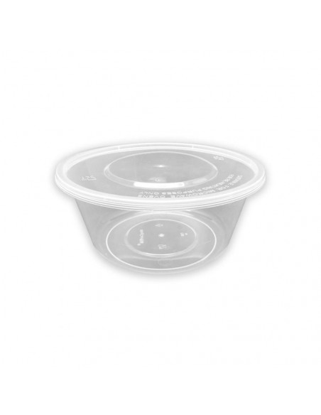 Taça Sopa PP 750ml  Redonda c/Tampa 50un