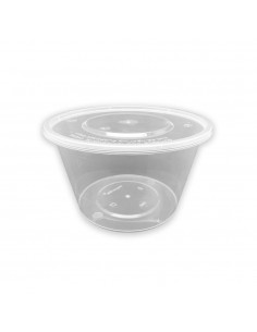 Taça Sopa PP 1000ml Redonda c/Tampa 50un