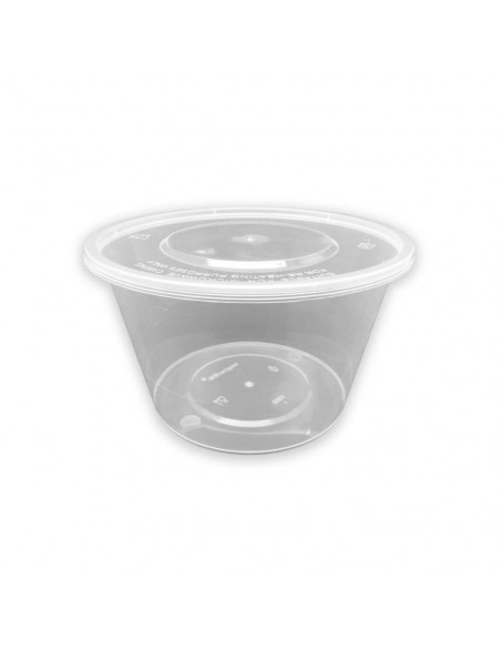 Taça Sopa PP 1000ml Redonda c/Tampa 50un