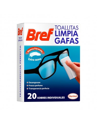 Toalhitas Limpa Lentes Bref 20un