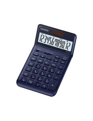 Calculadora Secretária Casio JW200SCNY Azul Escuro 12 Dígito