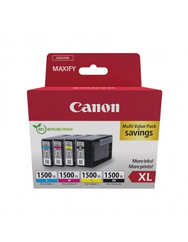 Pack Tinteiros Canon 1500XL 4 Cores 9182B010