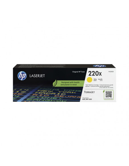 Toner HP 220X Amarelo W2202X 5500 Pág.