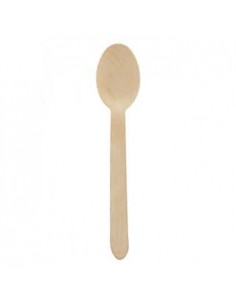Colher Sopa Madeira 160mm 100un
