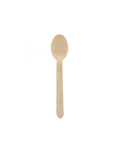 Colher Sopa Madeira 160mm 100un