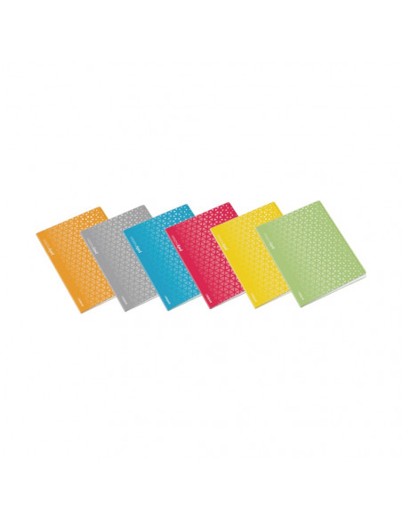 Caderno Agrafado A5 Quadric Ambar Triang Sortido 48Fls 1un