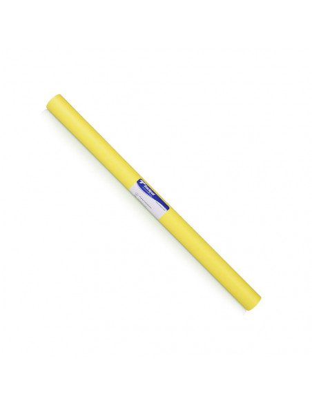 Forra Livros Rolo Autocolante 050cmx2m Amarelo Matte 1un