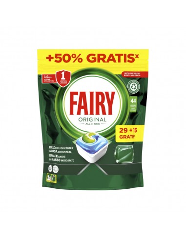 Detergente Máquina Loiça Pastilhas Fairy Original 29+15un