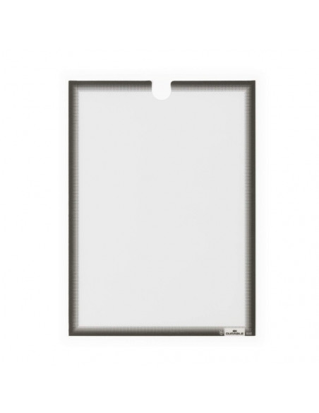 Moldura Adesiva Durable A4 Cinza 400657 5un