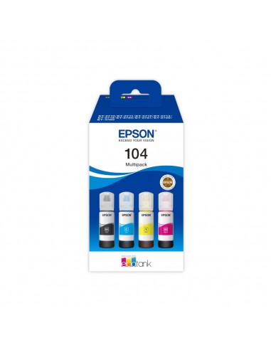 Pack Tinteiros Epson 104 4 Cores C13T00P640