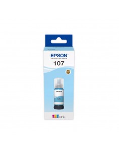 Tinteiro Epson 107 Azul Claro C13T09B540 70ml 7200 Pág.