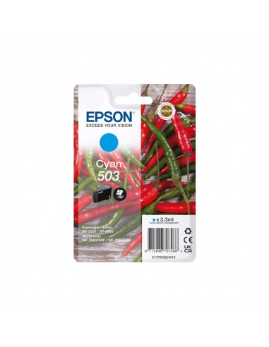 Tinteiro Epson 503 Azul C13T09Q24010 3,3ml 165 Pág.