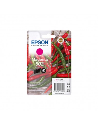 Tinteiro Epson 503 Magenta C13T09Q34010 3,3ml 165 Pág.