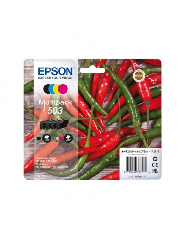 Pack Tinteiros Epson 503 4 Cores C13T09Q64010