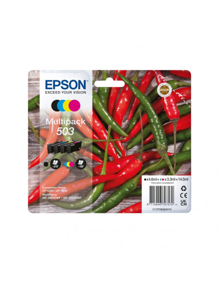 Pack Tinteiros Epson 503 4 Cores C13T09Q64010