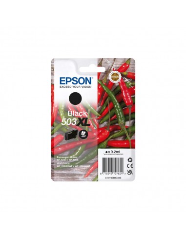 Tinteiro Epson 503XL Preto C13T09R14010 9,2ml 550 Pág.