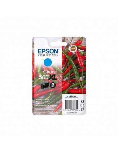 Tinteiro Epson 503XL Azul C13T09R24010 6,4ml 470 Pág.