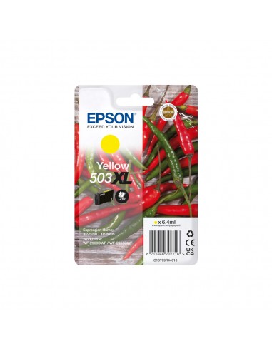 Tinteiro Epson 503XL Amarelo C13T09R44010 6,4ml 470 Pág.