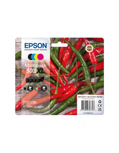 Pack Tinteiros Epson 503XL 4 Cores C13T09R64010