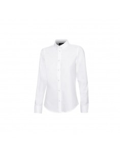 Camisa Oxford Mulher Tamanho S Branco