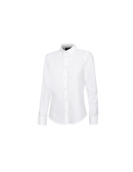 Camisa Oxford Mulher Tamanho S Branco