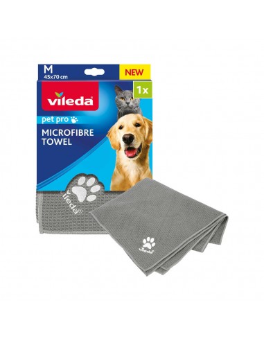 Toalha Microfibras Pet Pro M 45x70cm Vileda