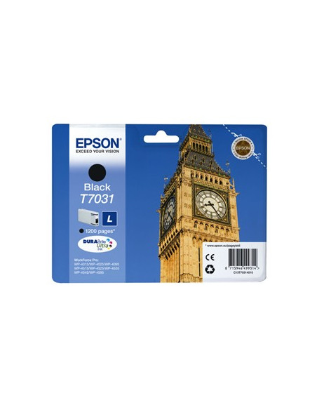 Tinteiro Epson Workforce Pro series 4000/4500 Preto