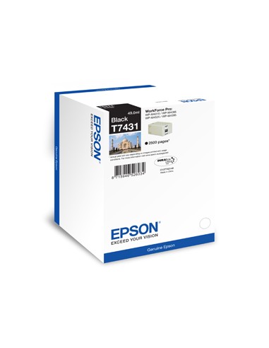 Tinteiro Epson Workforce Pro series WP-M4000/M4525 XL Preto