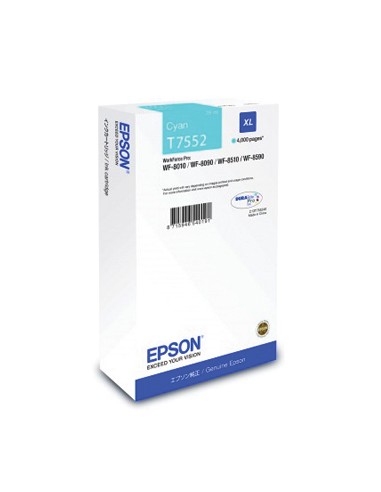 Tinteiro Epson Workforce Pro series 8000 Alt.Cap. Azul