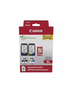 Pack Tinteiros Canon 545XL/546XL Preto/Cor 8286B011