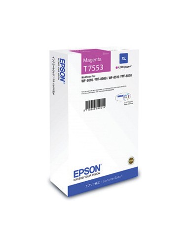 Tinteiro Epson Workforce Pro series 8000 Alt.Cap. Magenta