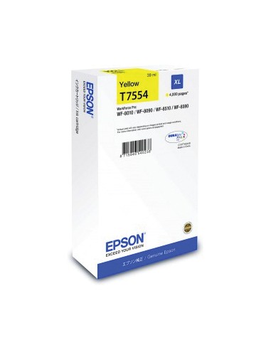 Tinteiro Epson Workforce Pro series 8000 Alt.Cap. Amarelo