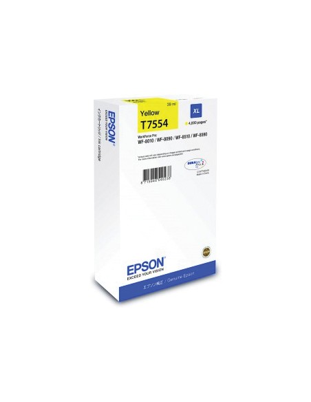 Tinteiro Epson Workforce Pro series 8000 Alt.Cap. Amarelo
