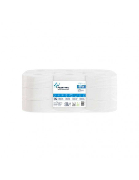 Papel Higiénico (Jumbo) 140mts 2Fls Papernet 422429 18un