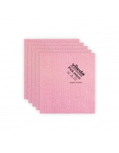 Pano PVAmicro 38x35cm Vermelho Vileda Professional 5un