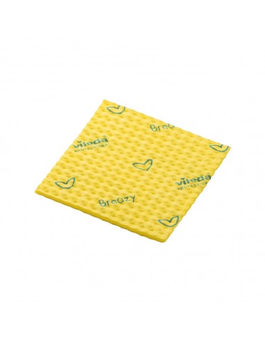 Pano Breazy 35x36cm Amarelo Vileda Professional 25un